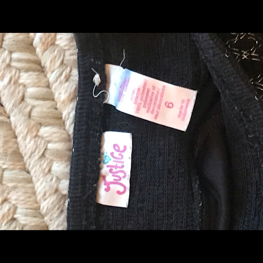 💜4/$10 3/$8 Blue frilled justice skirt w shorts - Picture 3 of 3